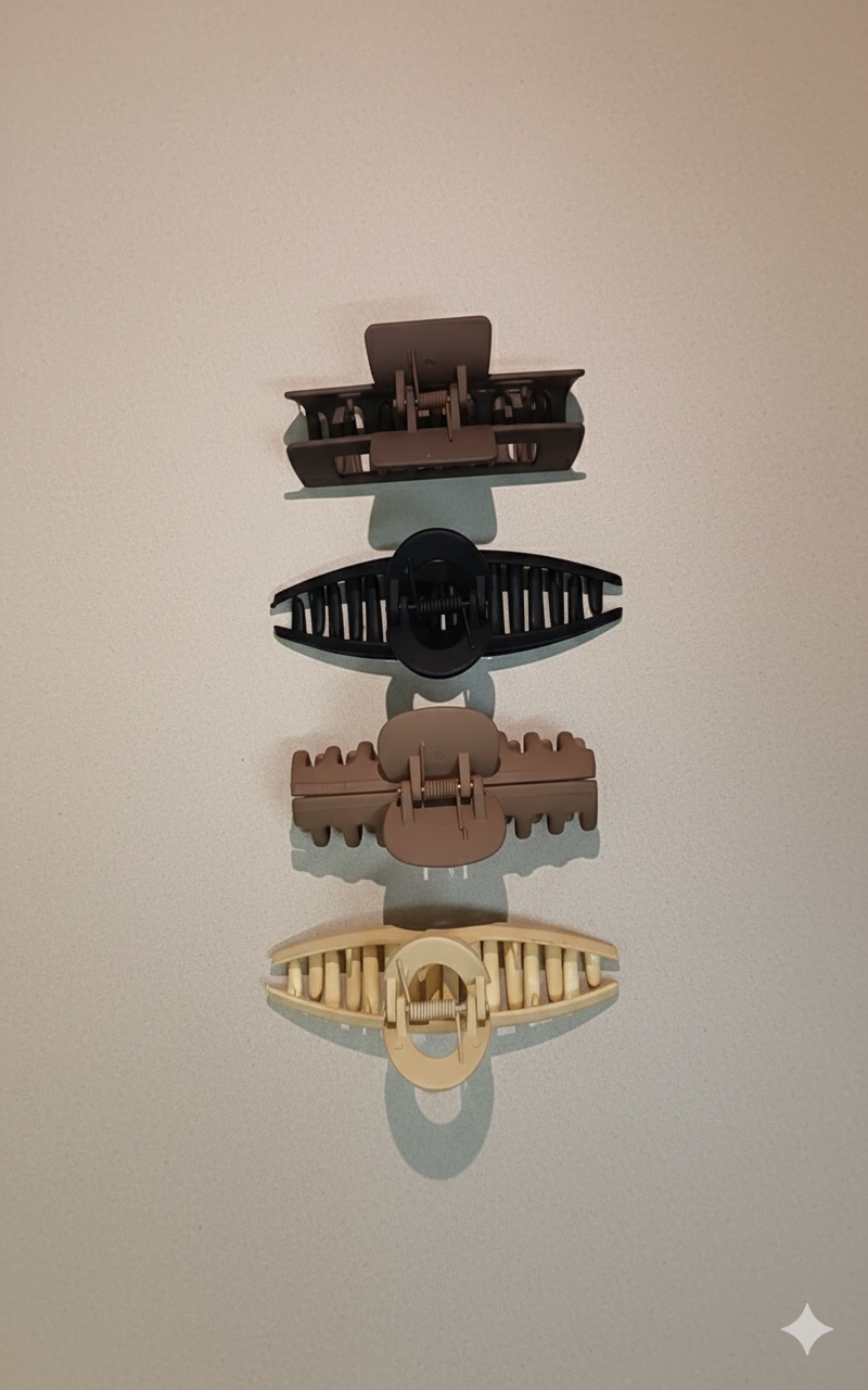 Hair Claw Clip 4 Pcs